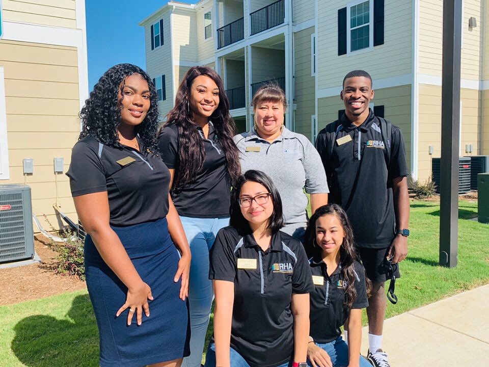 uncprha's tweet photo. It was a great time to attend the ribbon-cutting for the new Courtyard Apartments. To see the area expand for more students, brings a heavy energy to our organization. We couldn't pick a better time to be a part of the #BraveNation. https://t.co/cta9EYcuIx