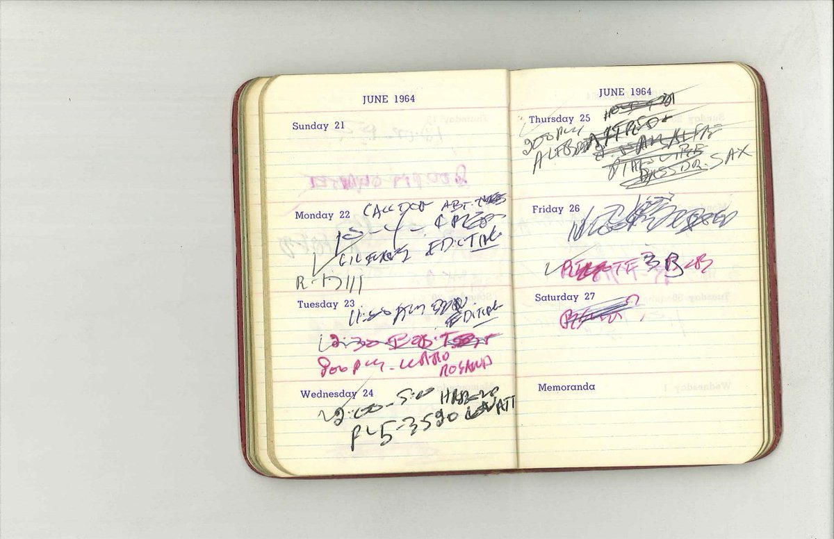 impulselabel's tweet image. A look into Rudy Van Gelder's diary from the #BLUEWORLD sessions verve.lnk.to/blueworld