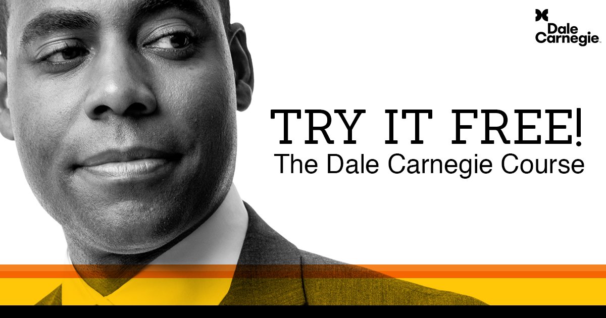 DaleCarnegieGA's tweet photo. Thousands have changed their lives with Dale Carnegie’s training, and you can too! Register today to try it out completely free!
#PersonalDevelopment #SoftSkills
https://t.co/ahFRkYmaqL https://t.co/F9CW8PTxW2