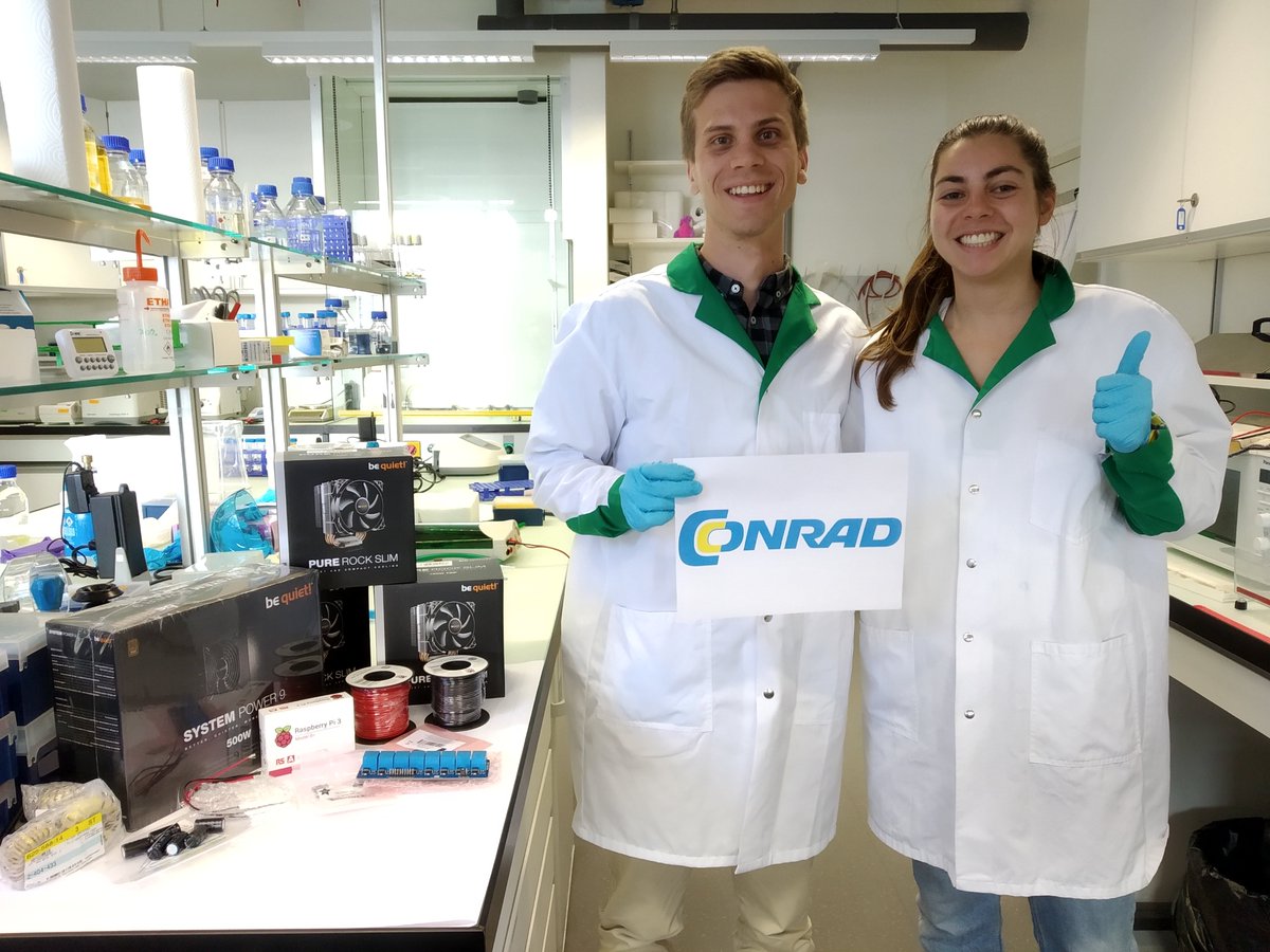 iGEM ETH Zürich (@eth_igem) on Twitter photo Many thanks to <a href="/ConradCH/">Conrad Electronic AG</a> for their sponsorship which brings us one step closer to the successful implementation of our bioreactor! Many thanks to <a href="/ConradCH/">Conrad Electronic AG</a> for their sponsorship which brings us one step closer to the successful implementation of our bioreactor!