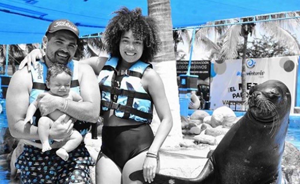 #Fotos Ferdinando Valencia y Brenda Kellerman disfrutan con su hijo 🌊🌞💕 eluni.mx/reu56l9gs8