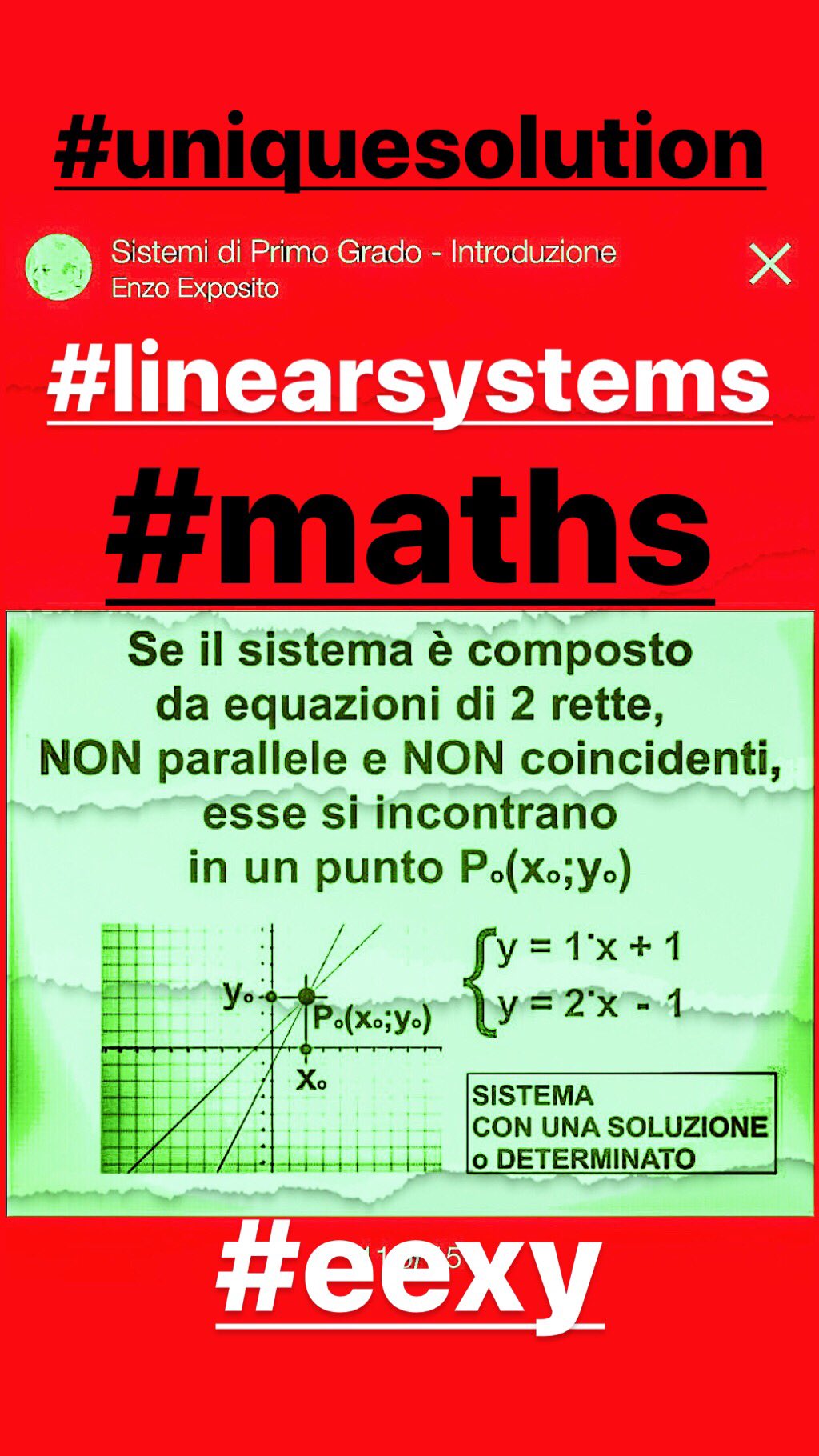 Enzo Exposyto T Co Dhdwvoj4r5 Linear System With 2 Variables X Y Straight Lines 7 Methods Solutions Geometric Meaning Examples Analitic Geometry Cartesian Geometry Equations Straight Lines Y Intercept Slope