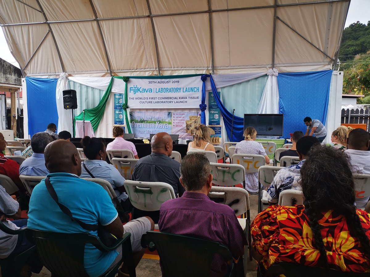 FijiKava to launch the world's first commercial kava tissue culture laboratory in Levuka today.