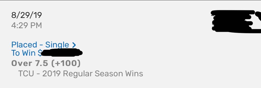 bad_analysis's tweet image. CFB Futures:

TAMU O7.5 Wins (-120) 1U 
Oregon O8.5 Wins (-165) 1U 
TCU O7.5 Wins (+100) 1U