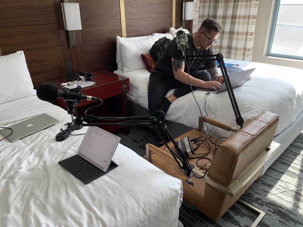 dnccast's tweet image. Recording on the road at #ElixirConf2019!