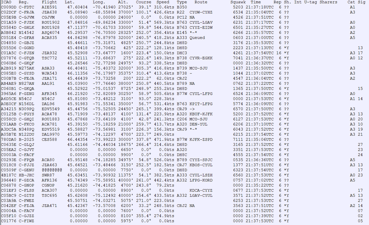ads-b receiver planeplotter