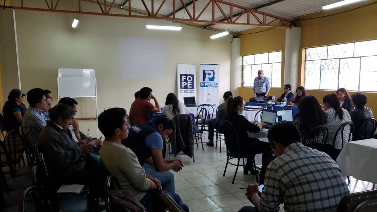 ForoPerEc's tweet photo. “El periodismo de investigación es una vocación”, @HELIODOPTERO . #PerInvestigacion2019 https://t.co/CznoMsYTOY