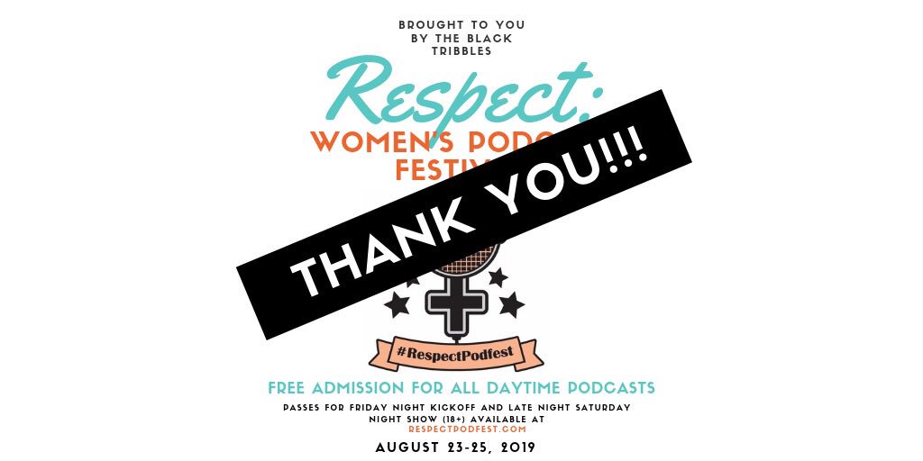 RespectPodfest's tweet image. To our podcasters, musical guests, 5 Shorts, @AmalgamPhilly, our sponsors @messyfm &amp;amp; The Williams Family, Gifted Sounds, PhillyCAM, vendors, volunteers, attendees &amp;amp; supporters, THANK YOU for making the #RespectPodfest such a success! We can’t wait until #RespectPodfest 2020!