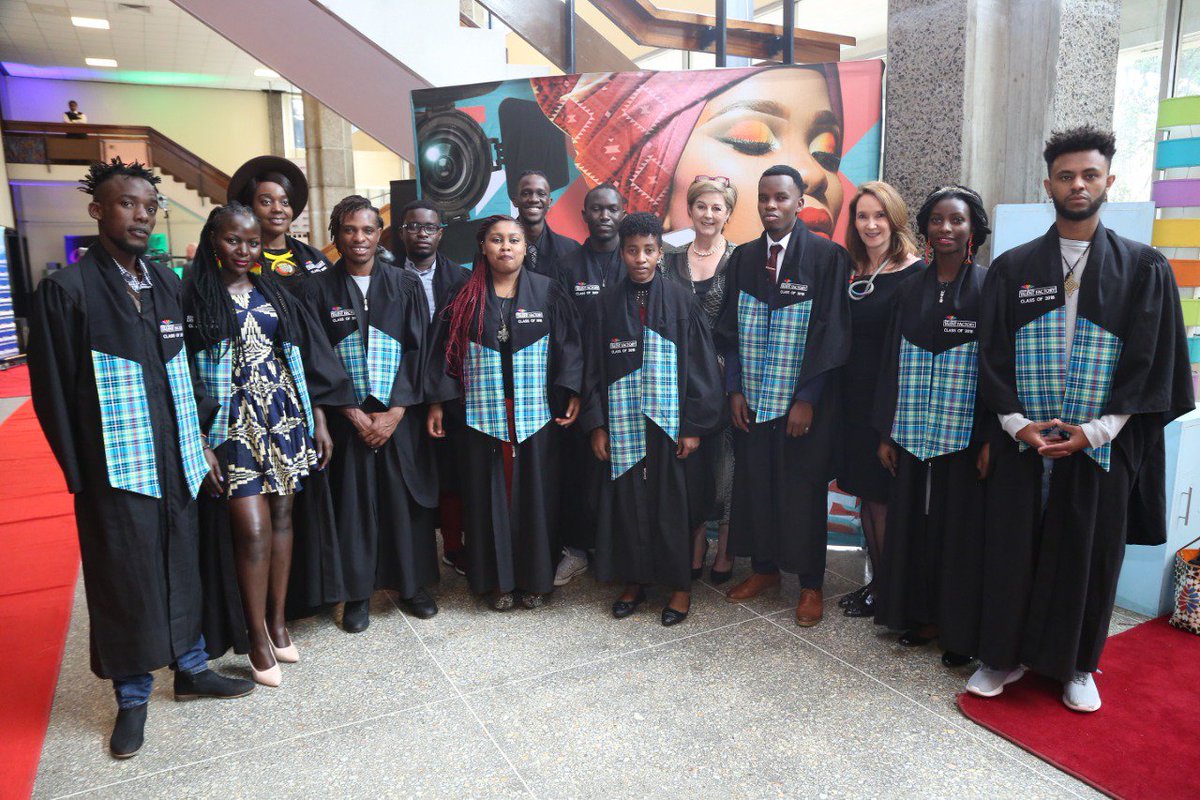AdamMaina_'s tweet photo. MultiChoice set up the MultiChoice Talent Factory last year, and modelled it on M-Net's successful Magic in Motion film academy in South Africa, with three film academy hubs in Lusaka, Zambia, Nairobi in Kenya, and in Lagos in Nigeria. #MTFGraduation #MultiChoiceTalentFactory https://t.co/HtzjfpGIU5
