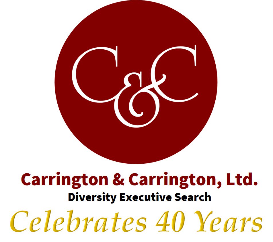 CarringtonTalk's tweet photo. Carrington &amp; Carrington, Ltd. celebrates 40 years in diversity executive search this August! We value and embrace that diversity, equity, and include DOES matter! https://t.co/R3aJ7deAuq