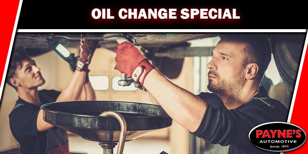 PaynesAuto's tweet image. Save money, time, and get the job done right, at Payne's Automotive.  Ask us about our "Buy 3, get one FREE" oil change special. 

🌐 Schedule your appointment online and save time: bit.ly/2NyQUdY

#AutomotiveRepairTips #AutoTips