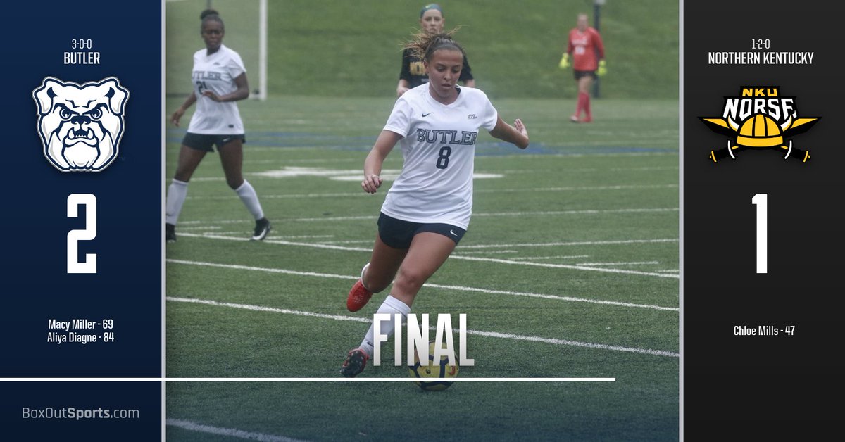ButleruWSoccer's tweet photo. FINAL | #DawgsWin 2-1

Diagne's goal is ✨golden✨as the Dawgs claim second road win of the season 👏

How It Happened⤵️
https://t.co/5PX9bOfpcA https://t.co/CmRD7Hlf7Z
