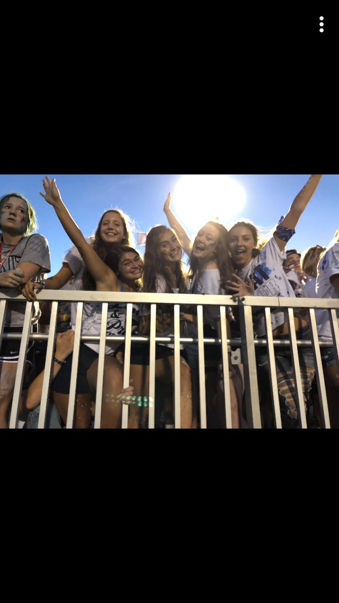 WestbeldMaddy's tweet photo. Sad I wasn’t able to support our football team tonight, but getting sent pictures from some of my closest friends makes being a firebird feel so much better💙💙💙 https://t.co/UsSREeVMZf