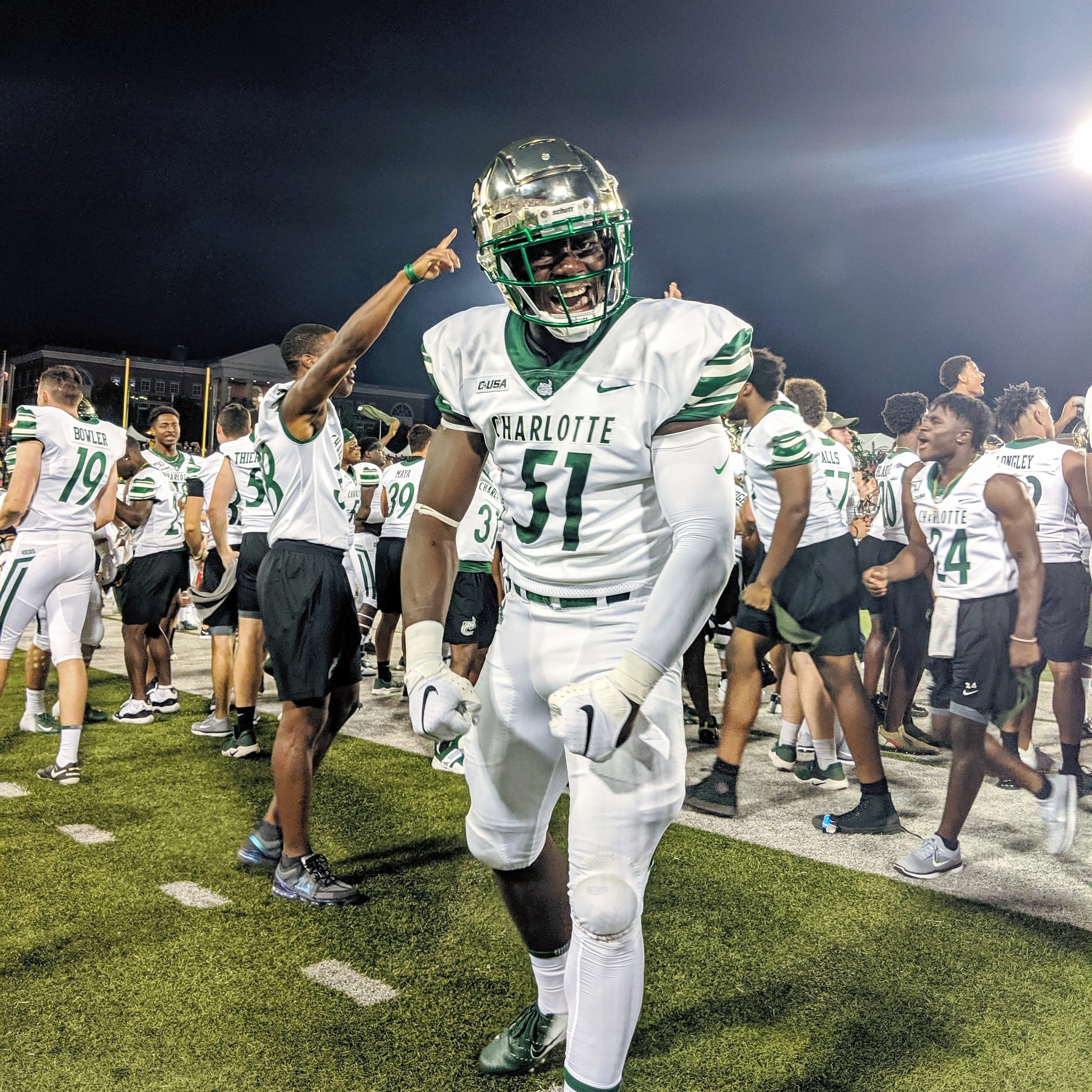 unc charlotte football jersey