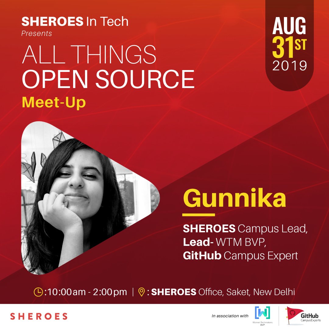 Sairee's tweet photo. We are excited to host this tomorrow. 

💜

#opensource #womenintech #github #womentechmakers @wtmbvp
@github @sheroes #SHEROESinTech  #SCL @NidhiGurnani
@vertika00 @Kautukkundan @GunnikaBatra 
https://t.co/AfpceSE4se https://t.co/06KJIiRk4V