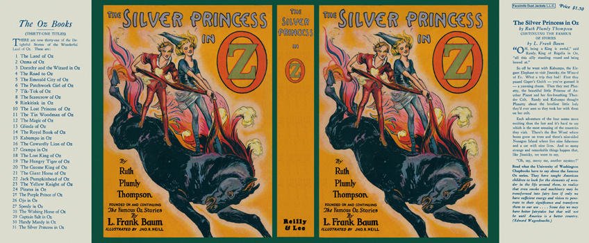 SumPunkWhoCares's tweet photo. #OzCanon:#TheFamousForty:#TheSilverPrincessInOz (1938):#Book32:#Author:#RuthPlumlyThompson:
Plumly's 17 #Oz #novel is the 32nd in the canon. My favorite of her contributions with #Planetty from #AnutherPlanet. She is made of silver & can turn others into it as well with her rod. https://t.co/P3Mrpv72Hc