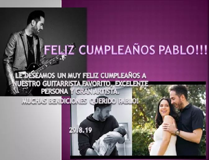 CamilaFansBol's tweet photo. @PabloCamila feliz cumpleaños Rocker https://t.co/0VchuTaLXv