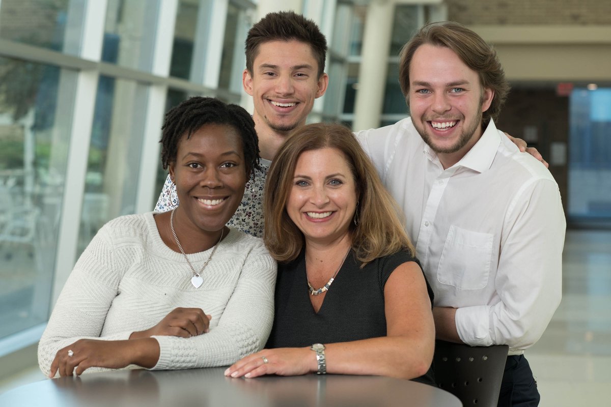 Randi_Berris's tweet photo. Had a lot of fun laughing with my team today at our "official" photo shoot. Ever wonder who the awesome folks are behind @DTE_Energy's electric infrastructure &amp; storm posts? Here we are! https://t.co/tbe4UrImCR
