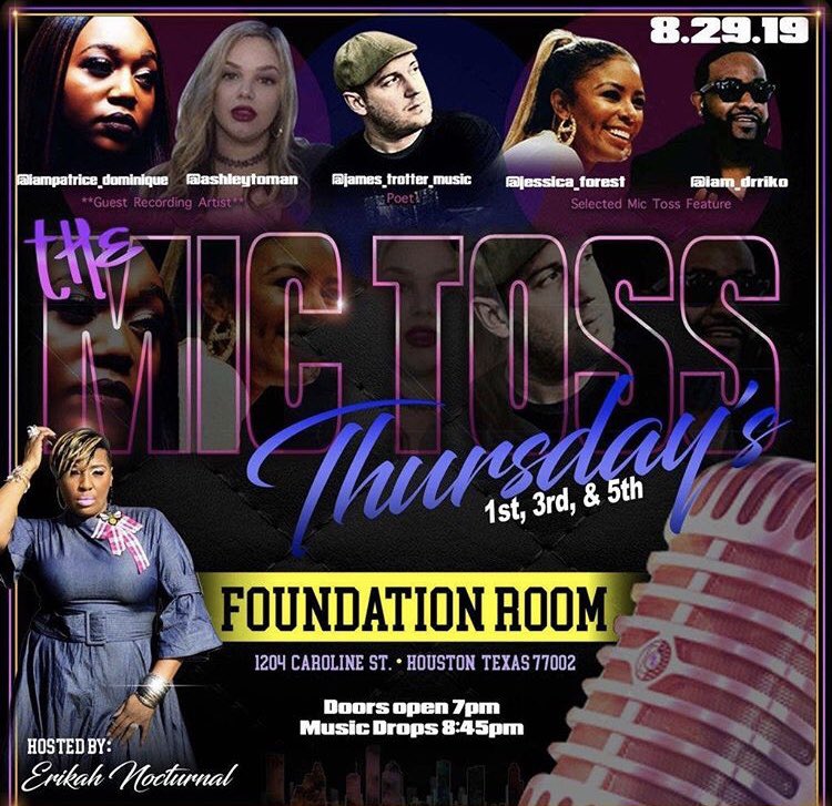 AshleyToman's tweet photo. Tonight!! Come catch me at house of blues foundation room Houston I’ll be performing! Dope live music &amp; FREE! Pull up ❤️ 9pm https://t.co/v5BjGq0n44