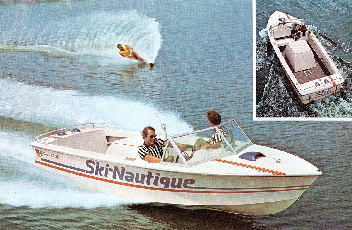 boathouseh2o's tweet photo. Time flies when you're havin fun! #TBT to the evolution of the Ski Nautique! Who's still rocking one of the classics?! #thisisboating https://t.co/ZUqFm8oByl