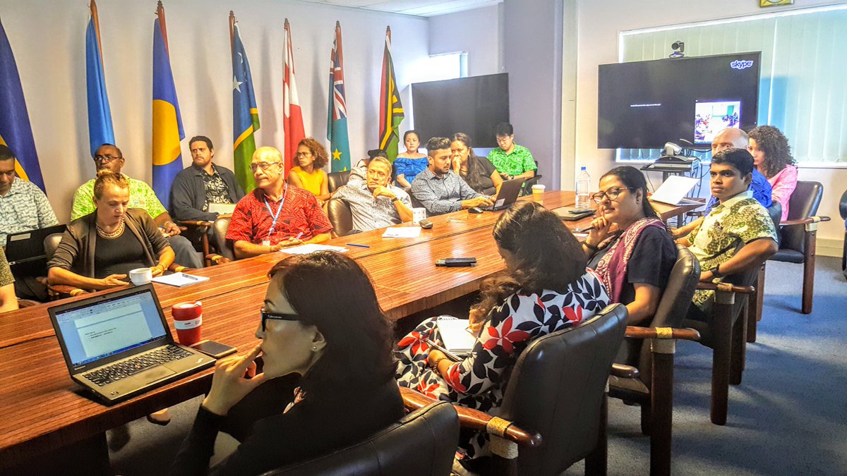 An opportunity to talk to our key partners @UN_Pasifika on @pacificdatahub initiative as a multistakeholder data ecosystem platform for the Pacific region - pacificdata.org @philgbright @sio_nc @ColinTukuitonga @AumuaA @emily_moli #dataecosystem