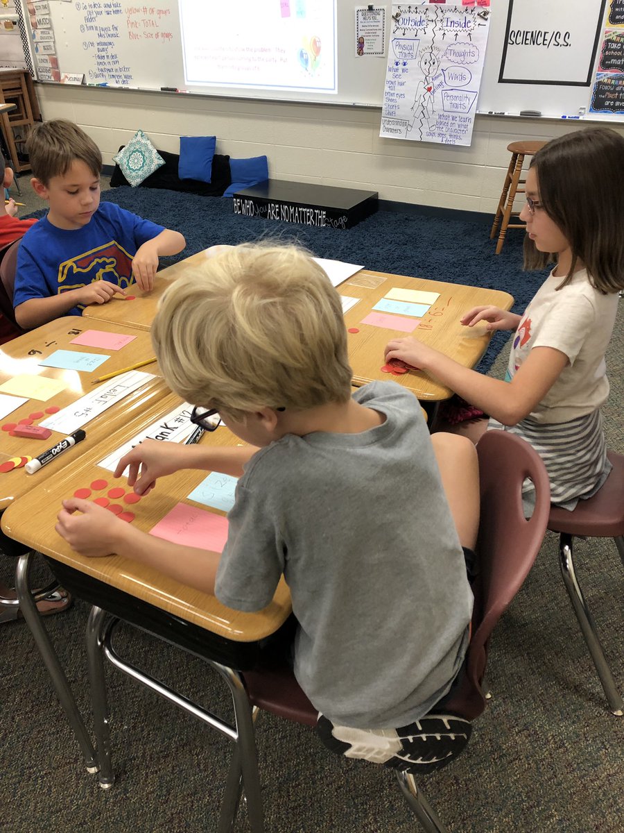 MrsDvorak157c's tweet image. Today we used colored index cards to help us identify the unknown in division problems! I’m so proud of my mathematicians! #simplebuteffective #ChelseaPride @Chelsea_Tigers