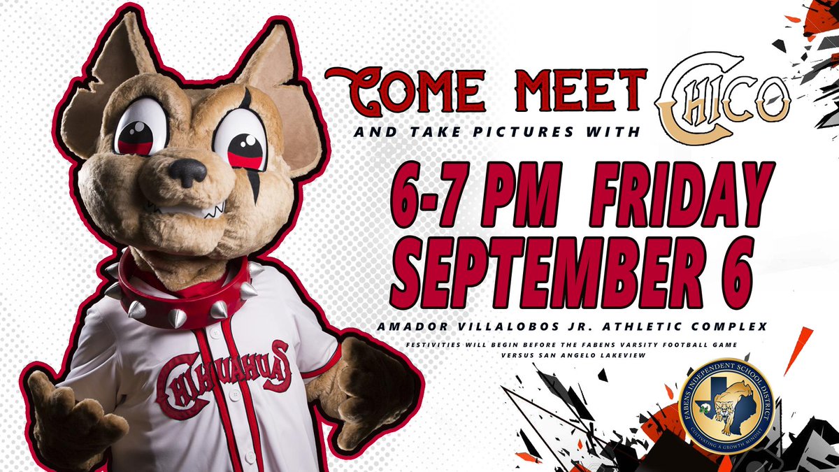 ANavarro_HHS's tweet photo. Chico is coming to Fabens!!! https://t.co/0PFA6d06mZ