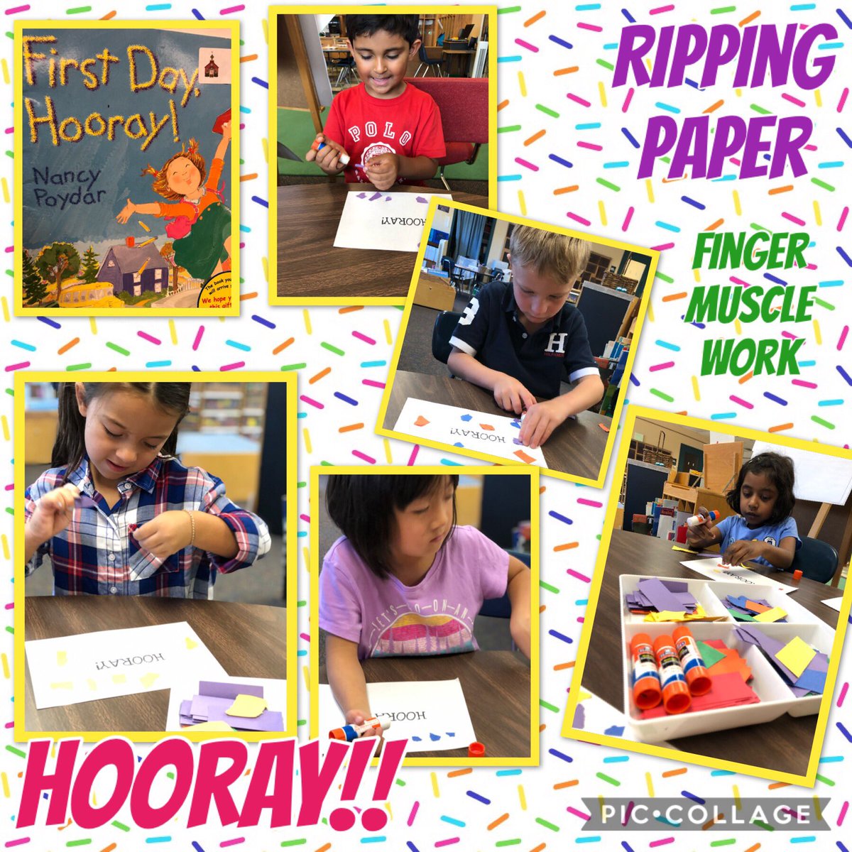 mrslbulldogs's tweet photo. Working is playing and playing is working!! Lots of fun and making new friends! @BlanchardMem @BlanchardMemAP #firstdayhooray https://t.co/D6QqUkTk4j