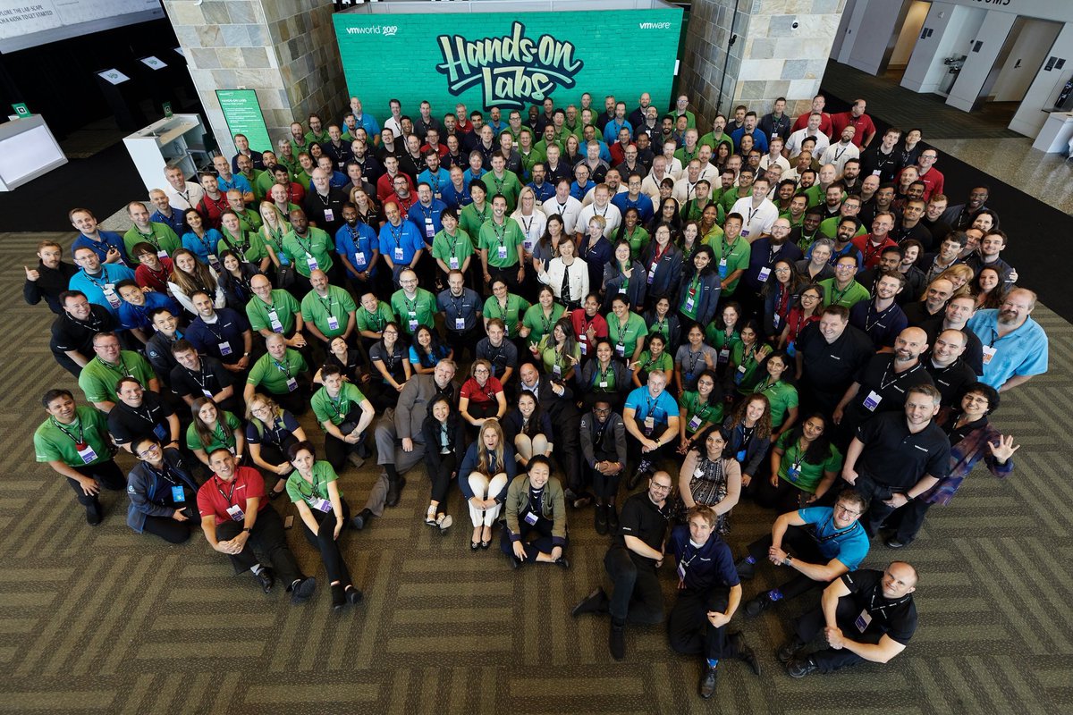 VMwareHOL's tweet photo. And that’s a wrap on #VMworld2019 US! Thank you so much to our entire team, all of the attendees, and everyone else who helped make this possible. Our final day at Hands-on Labs was a HUGE success! We ended with a record breaking 14,434 total labs delivered throughout the week. https://t.co/WLjUQ3WFNN