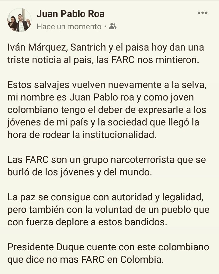 juanroaOFICIAL's tweet photo. https://t.co/vdHTzWZtMV