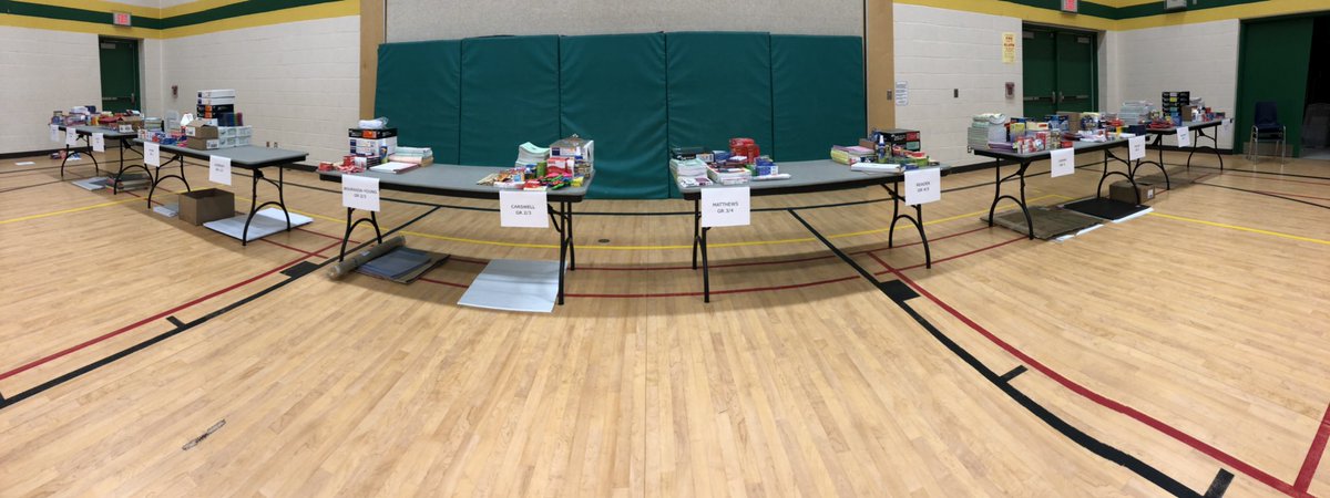 It’s that time of year again.....teacher and student supplies are delivered for start of year! Thank you <a href="/TrentUniversity/">Trent University</a> student <a href="/izzyfrancz/">Izzyfrancz</a> for giving your time to unpack over 50 boxes and organize for each classroom! <a href="/PVNCCDSB/">PVNC Catholic</a> 📚🖍✂️🖇🖌🔎📌📓📔📒📕📗📘📙