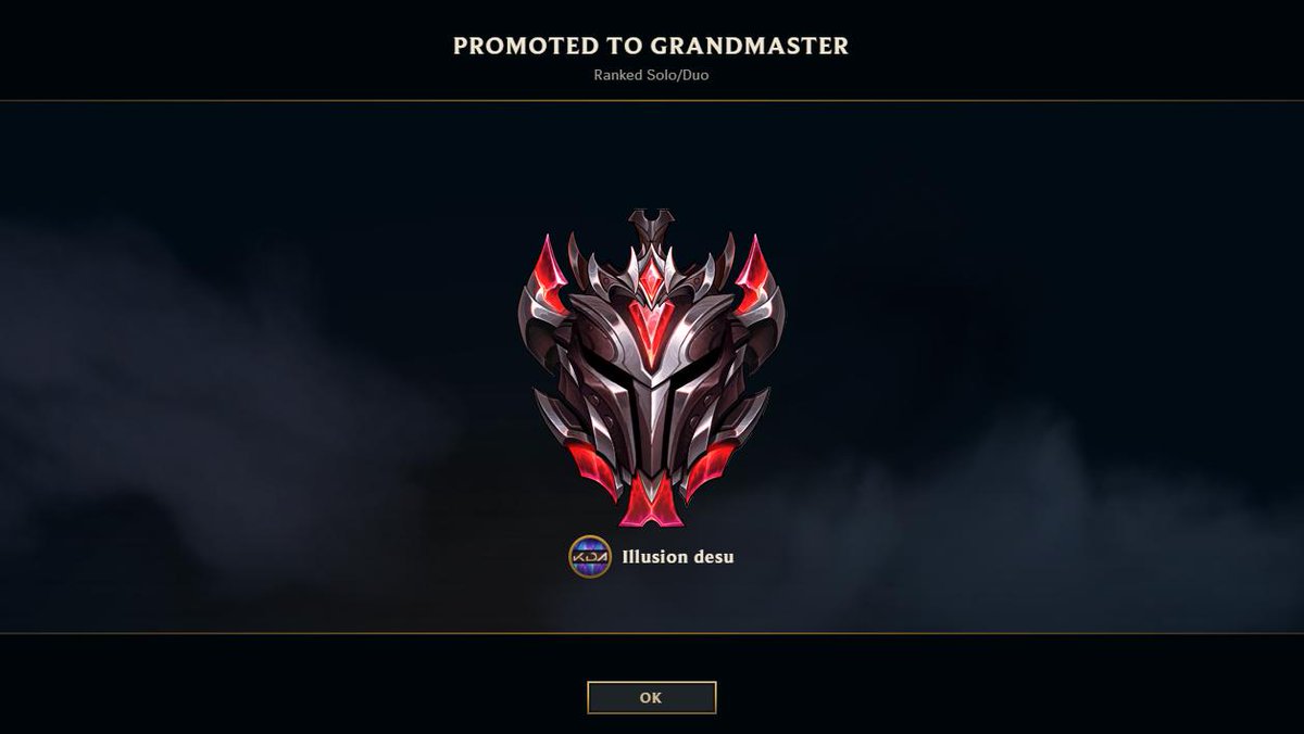 After hovering 200 LP for half a week, I finally made it to the next step; the next to last step! 😎