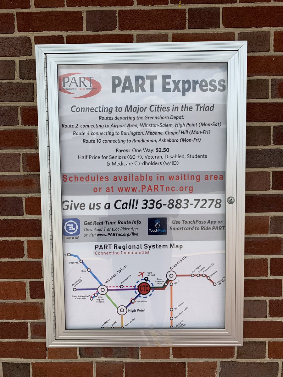 PARTNC's tweet photo. Featuring the J Douglas Galyon Depot in Greensboro on #PARTDestinations this week! We have several PART Express Routes to get you there - 2, 4, and 10! Connect to @GTAHEAT @GreyhoundBus @Amtrak π π π #dgso #greensboro #connectingcommunities #itakepart https://t.co/RAfl6IW2bT