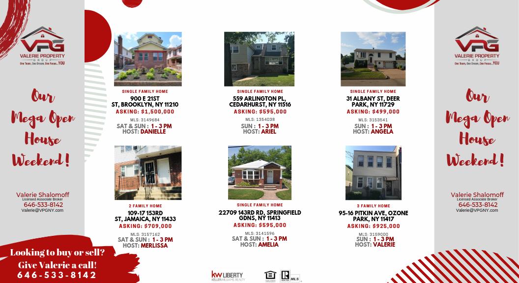 ValerieProperty's tweet photo. Good Evening All! We are having yet another VPG Mega Open House Weekend! You and your family are invited to visit us and experience one or more of these awesome homes! https://t.co/ra5SysGVPG