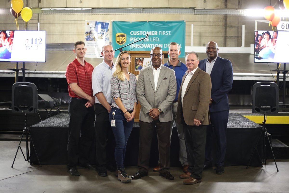 Phoenix PE team celebrating Founders Day with District President Waring Lester and US Operations President George Willis. What a great day for all UPSers #FoundersDay, @DesertMTUPSers