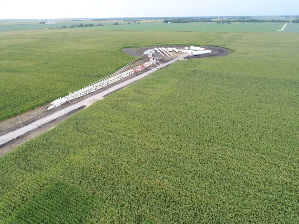 Drone Deploy app SkyClaim works pretty well for measuring crop damage #DroneDeploy #phantom4