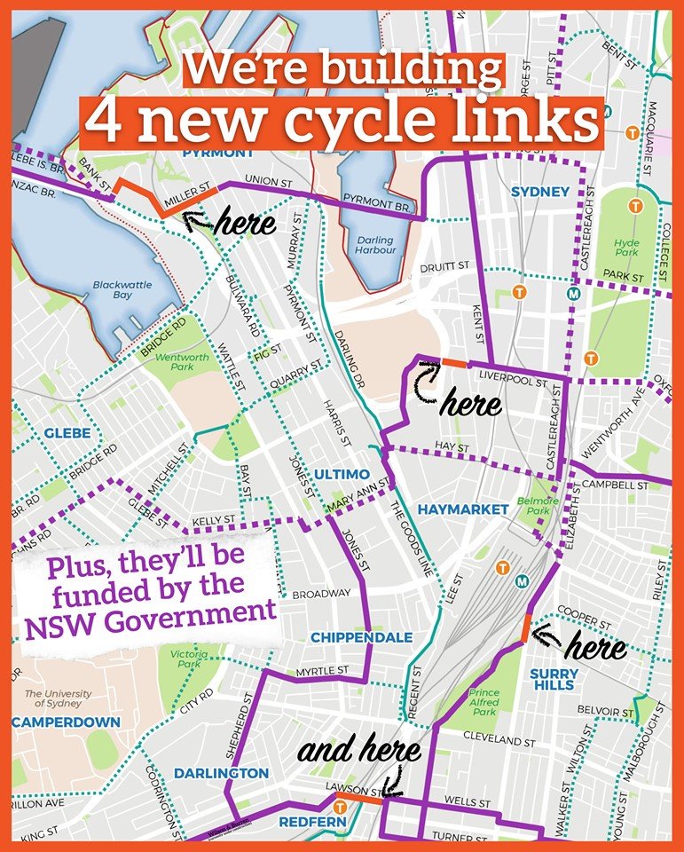SydneyCycleways tweet media