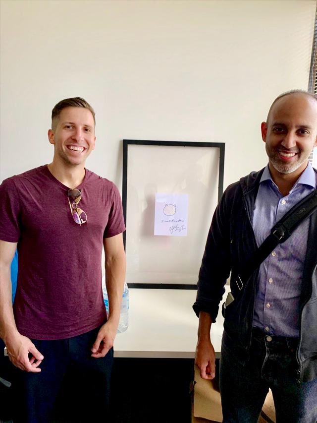 BuchwaldMatthew's tweet photo. @EndGameCo HQ. Scroll in for @zombsroyale poster signed by @YangCLiu himself #flooded https://t.co/OBzOSQ7LFP