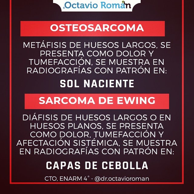 droctavioroman's tweet photo. #repasoenarm #enarm #tipsenarm #enarm2019 #repasomédico #medstudent #médico #udg #cucs #cuc #cualtos #cusur #cutonala #medicinaudg #flashcard #octavioroman #cardiología #medicoblasto #pasante #dr #cancer #osteosarcoma #sarcoma #sarcomadeewing https://t.co/eXBGdmW3Gk