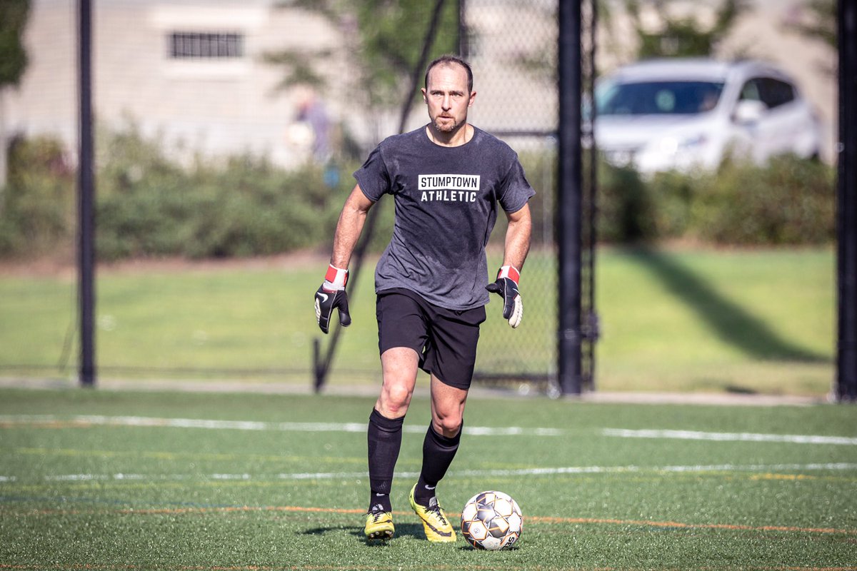 mystumptown's tweet image. It’s been a *few* years since his college goalkeeping days at @UofSC, but @spencerlueders brought his @GamecockSoccer skills during #MyStumptown tryouts. We’re excited to see him on the pro pitch for a scrimmage, before he retires and leads our community investment efforts.
