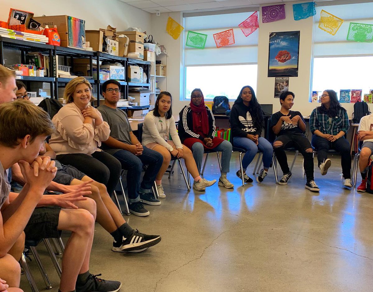 FINDCenter's tweet photo. Our Success Week was a success!! 🎉
FIND in both West Jordan and Price had an amazing week filled with laughter, tears, talks with the CEO, and true FIND family bonding. Introducing the future leaders!! 
#find #tech #youth #highschool #steam #stem #coding #design https://t.co/TmCYnRAtdg