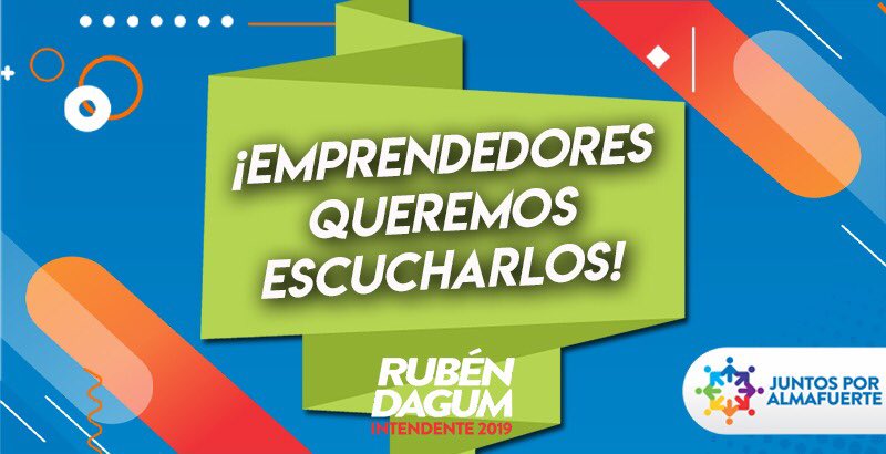 ¡Reunión de Jóvenes emprendedores! 

#AlmafuerteJoven #LaCiudadQueViene

📆Lunes 2/9 
📍Pedro C. Molina 75