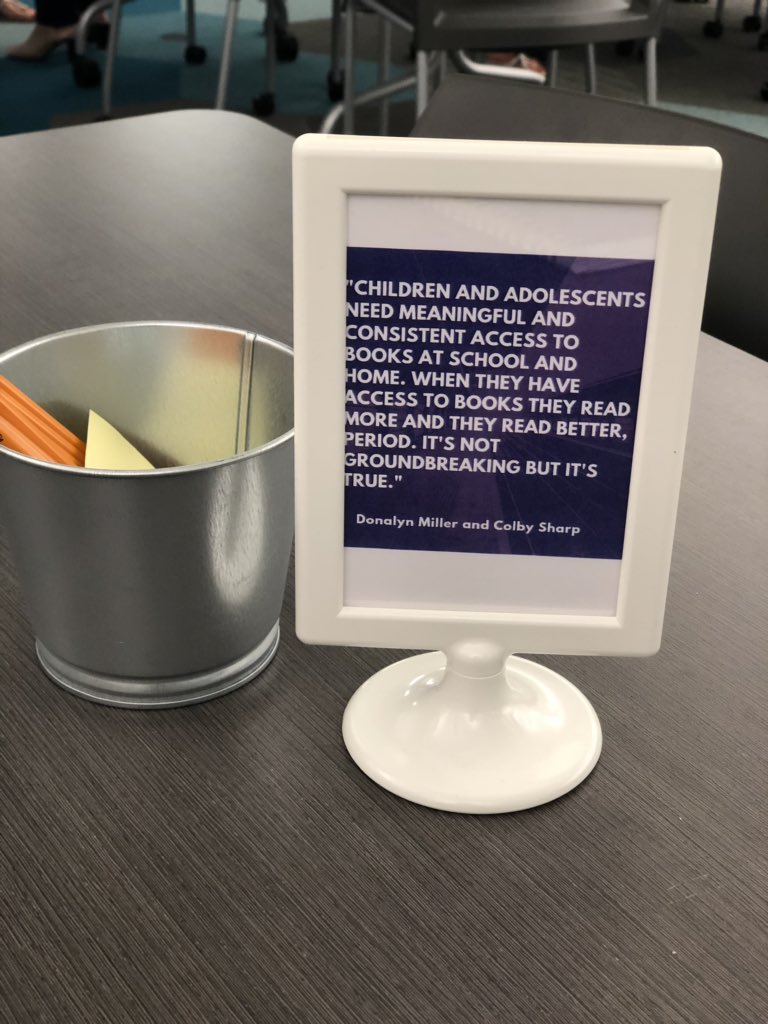 KimMroczek's tweet photo. Thank you @colmestdagh for bringing @colbysharp and his message to our staff! #bookchoice #bookaccess Also, huge shoutout to @HamlinLibrary for presenting too! #RCSCountOnMe https://t.co/jFzXQ8TW4K