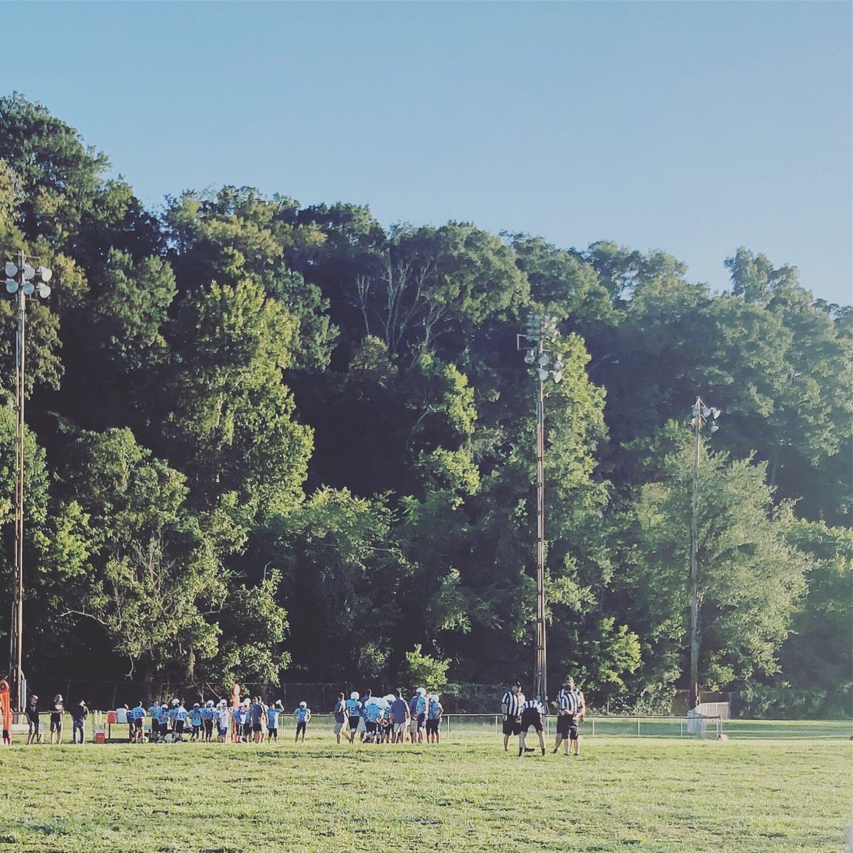 Panthers are up 8-0 early on. #scrimmage #gopanthers #mycabellschools #beawesomecabell