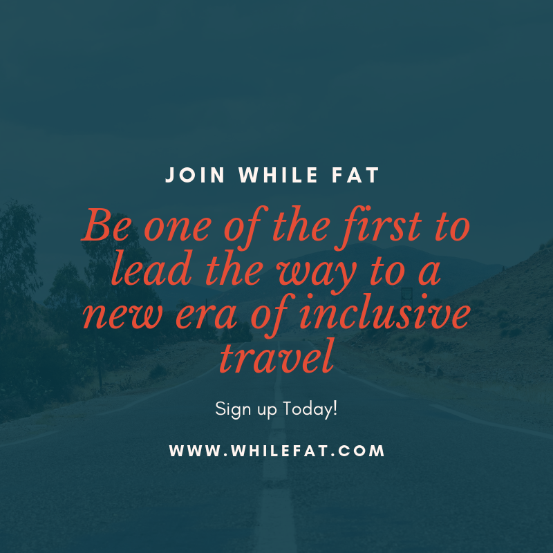 whilefat's tweet photo. Are you up for the challenge? We get that it is not a one-size fits all type of world. That’s why #WhileFat is here but we need YOU. Join our community today for early access at https://t.co/Nsu4qDUeJA.
#travelchat https://t.co/wJpczRqHWW