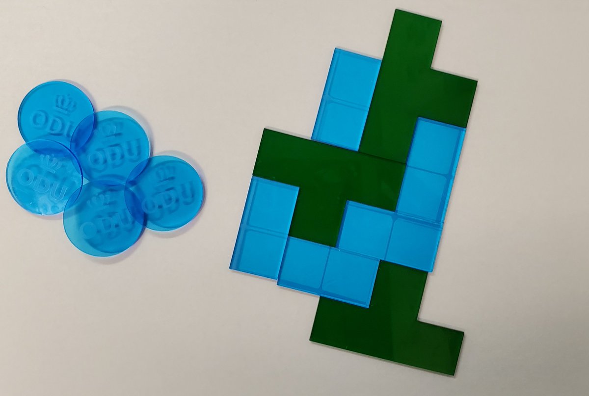 ODU_MathStatDep's tweet image. I went to the new ODU Brooks Crossing Innovation Lab to start making manipulatives for the festival with the laser cutter!