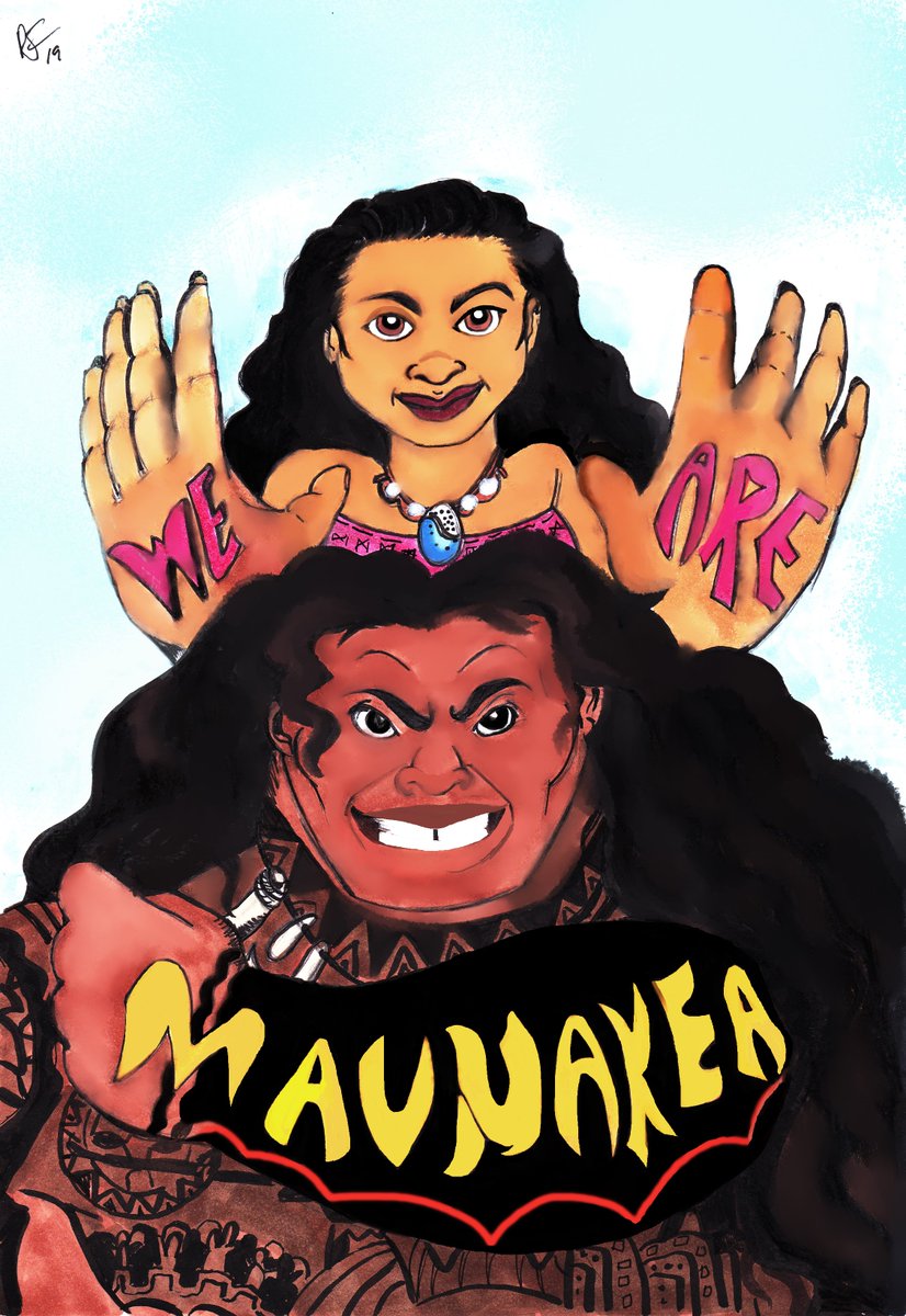 Headcannon: Moana and Maui would def support #wearemaunakea Please click on the link here if you are interested in my thoughts on the matter. @TheCoconetTV @PeninaJoy #maunakea #ProtectMaunaKea @TheRock @auliicravalho  raquelcfernandez.com/2019/08/27/we-…
