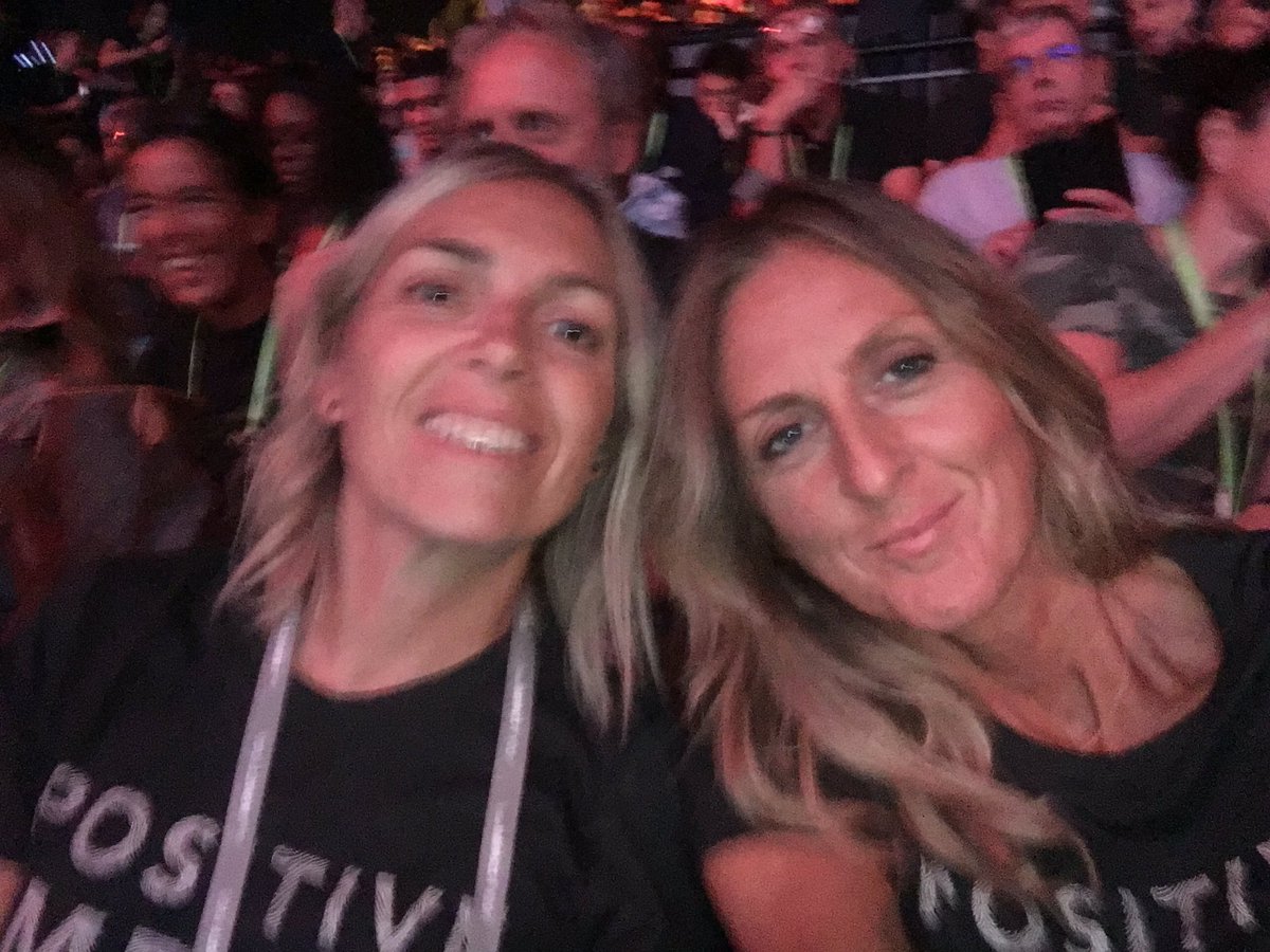 With @ciscomaria at #CiscoIMPACT closing ceremony awaiting our speakers... #positiveimpact