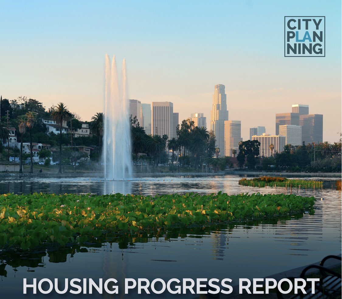 Planning4LA's tweet photo. Our Quarterly Housing Progress Report, which covers April- June ‘19, is currently available. It gives an overview of housing development trends in #LA over the quarter. 🔑: This quarter 35% of housing units seeking entitlements were covenanted affordable. https://t.co/ZuWib1CbjJ https://t.co/AovyGJJuPq