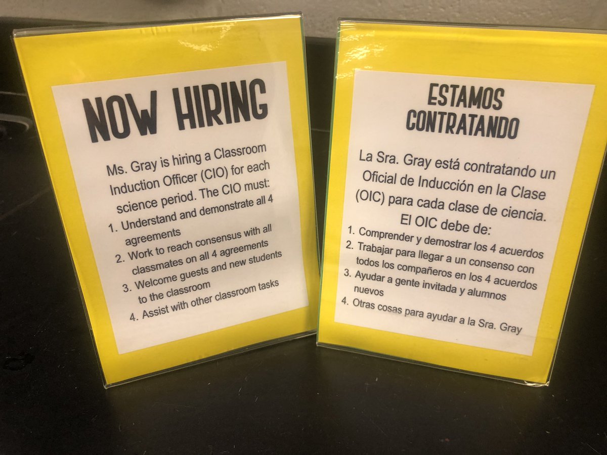 GrayShekkola's tweet photo. Some people have ELLs...instead, I say focus on SLLs, Spanish Language Learners! Tear down the language barrier! https://t.co/40ER35qyWG